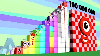 Looking for Numberblocks Puzzle Step Squad 1 to 11 MILLION to 100,000,000 MILLION BIGGEST!