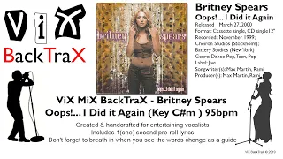 Britney Spears - Oops!... I Did It Again (Key C#m ) 95bpm Original Instrumental - Karaoke