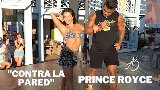 CONTRA LA PARED - PRINCE ROYCE / ANTONI Y BELEN / Bachata Fusion in Romania Salsa Week