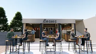 3D- FOOD COURT WALKTHROUGH