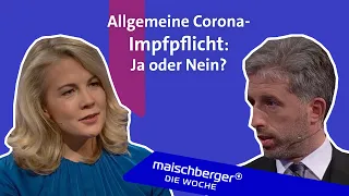 Linda Teuteberg (FDP) und Boris Palmer (Bündnis ´90/ die Grünen) | maischberger. die woche