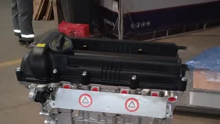 Первый запуск нового двигателя G4FC 1.6 Hyundai / Kia