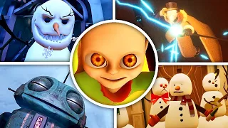 The Baby in Yellow: A Curious Christmas - New ENDING Update & ALL Jumpscares + Secrets (Showcase)