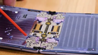 Galaxy Z Flip Teardown and Dust Test FAILURE!