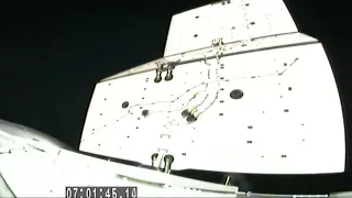 SpaceX CRS-17 Dragon Solar Arrays Deployed