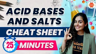 Acid Bases and Salts One Shot Revision in 25 Mins | CBSE Class 10 Science Chemistry Chapter 2