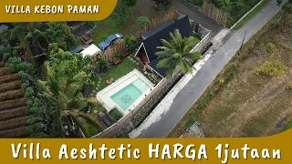 HIDDEN GEM VILLA BARU TENGAH SAWAH VIEW MERAPI | PRIVATE POOL | VILLA KEBON PAMAN!! di JOGJA