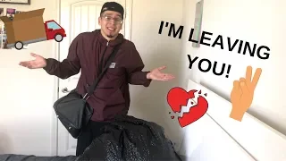 I'M LEAVING YOU PRANK ON GIRLFRIEND!! | She cries...BAD!