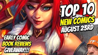 TOP 10 New Comic Books August 23rd 2023 🔥 REVIEWS, COVERS, SPOILERS & GIVEAWAY