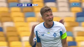 ГОООЛ! 2:1 Сергій СИДОРЧУК! ДИНАМО Київ - ЗОРЯ Луганськ 2:1