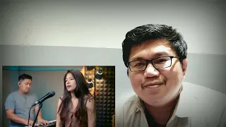 Gigi de Lana reaction/when I look you cover song performance.