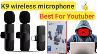 Best Wireless Microphone For Youtube Video ❗ K9 wireless microphone review