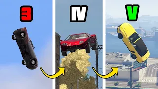 Unique Stunt Jumps in GTA Games (Evolution)