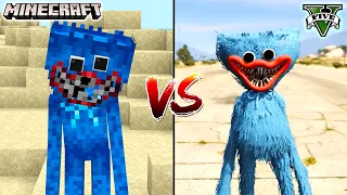 MINECRAFT HUGGY WUGGY VS GTA 5 HUGGY WUGGY - Who is better?