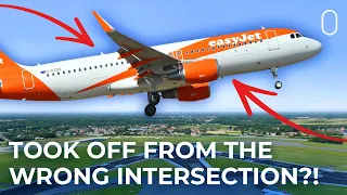 easyJet Airbus A320 Initiates Takeoff From Wrong Intersection