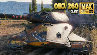 Obj. 260: Domination, smart play on map Cliff - World of Tanks