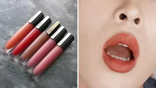 開架唇膏王! Loreal持色印記空氣吻唇露5色試色+心得 Rouge Signature Matte Liquid Lipstick Swatches & Review｜橙霖 x0