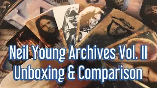 Neil Young Archives Vol. II unboxing and comparison with Vol. I