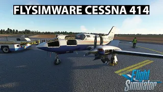 Flysimware Cessna 414AW Chancellor | Full Flight Review | MSFS 2020