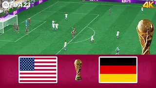 USA vs GERMANY | FIFA WORLD CUP FINAL - FULL MATCH | FIFA 23 NEXT GEN | PC GAMEPLAY 4K