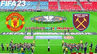 FIFA 23 | Manchester United vs West Ham United - Europa League UEFA - PS5 Full Match & Gameplay