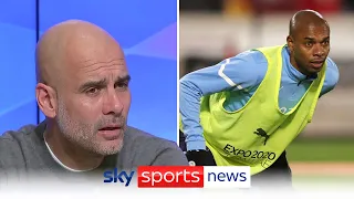 "Oh! I didn't know it" - Pep Guardiola finds out Fernandinho is leaving Man City during presser