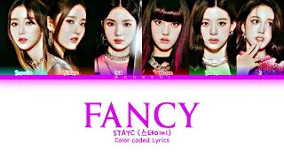 How would STAYC (스테이씨) sing Fancy by TWICE (트와이스) (Color Coded Lyrics Eng/Rom/Han/가사)