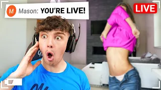 I Went Live Accidentally... (CAUGHT)