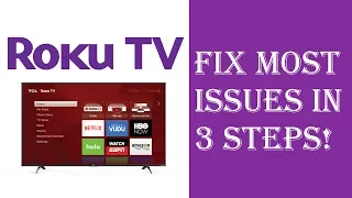 How To Fix Almost All Roku TV Issues/Problems in Just 3 Steps - Roku Not Working Restart Update