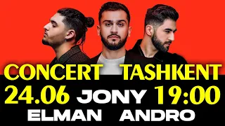 JONY, ELMAN, ANDRO TOSHKENTDAGI KONSERTI BO'LADI! | КОНЦЕРТ СОСТОИТСЯ В ТАШКЕНТЕ! | RAAVA MUSIC