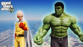 GTA 5 - SAITAMA vs. HULK | WHO IS THE STRONGEST ?