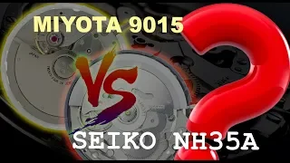 Movement Miyota 9015 Vs Seiko NH35A, Mana yang lebih baik?