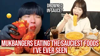 mukbangers consuming too much SAUCE