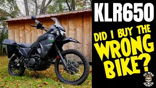 KLR 650 Did I Buy the Wrong Bike? | Kawasaki KLR 650 1st Ride "Review" | Ol' Man  Ronin (S5,E26)