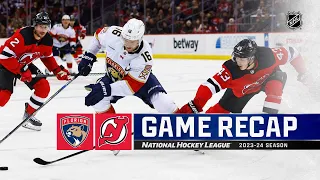 Florida Panthers vs New Jersey Devils - Oct 16, 2023 HIGHLIGHTS