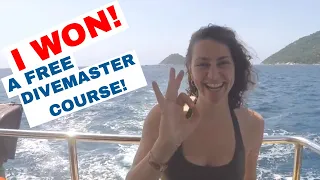 PADI Divemaster Course - I WON it for FREE!