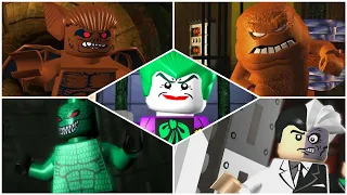 LEGO Batman: The Videogame - All Bosses & Endings