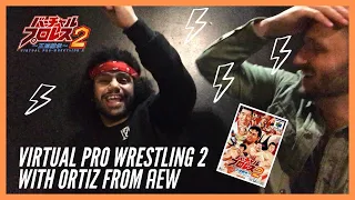 Ortiz from AEW plays Virtual Pro Wrestling 2 N64 Japan | Video Games On The Internet