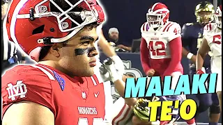 🔥🔥 Kid is a BEAST !! Malaki Te'o '22 | #1 Team in the Country | Mater Dei (Santa Ana, CA)