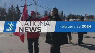 APTN National News February 23, 2024 – Mother of teen killed in Manitoba speaks, Memorial removed