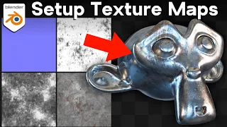 How to Setup and Use Texture Maps for Beginners (Blender Tutorial)