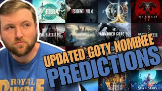 Updating My 2023 Game Of The Year Nominee Predictions | Unnecessary Rambling