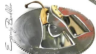 Saw blade transform to hatchet till video