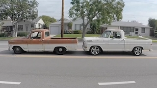 F100 Crown Vic full frame swap comparison