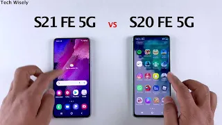 SAMSUNG S21 FE 5G vs S20 FE 5G | Speed Test