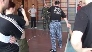 Защита от ударов ногой и убирание опоры.System  Russian Martial Art.Русский стиль.