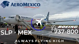 TRIP REPORT | Aeroméxico | Boeing 737-800 | San Luis Potosí - Ciudad de México | 4K