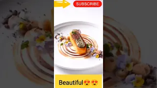 dessert plating ideas🍛🍛🍛|| beautiful✨✨✨ plating|| attractive plating #chef #youtubeshorts #shorts