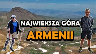 Armenia - Aragac (3879 m n.p.m.) i świątynia nad kanionem