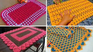 amazing and beautiful floor mat pattern /ideas #crochet #handmade #decoration